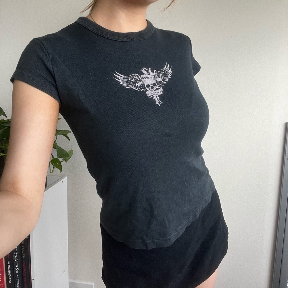 Brandy Melville Black Tee